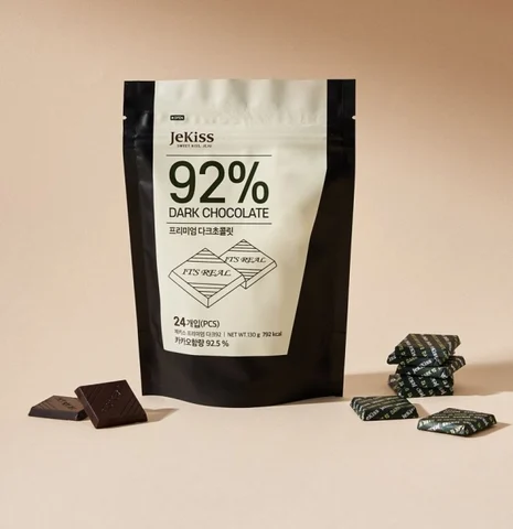 제키스 프리미엄 다크초콜릿 92%, 130g (24개입)