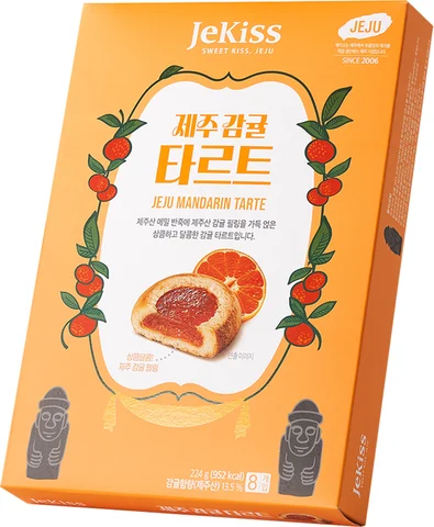 제키스 제주 감귤 타르트, 224g, 1개