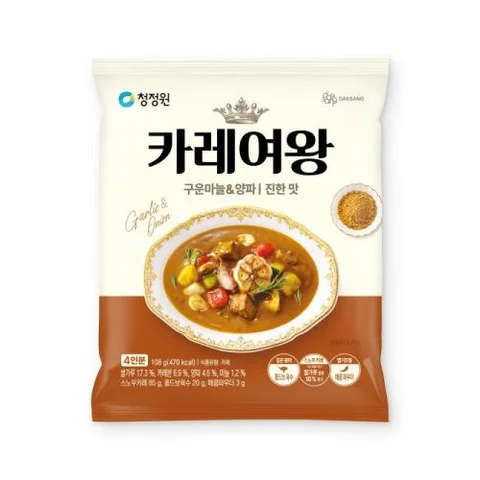 청정원)카레여왕마늘양파108g