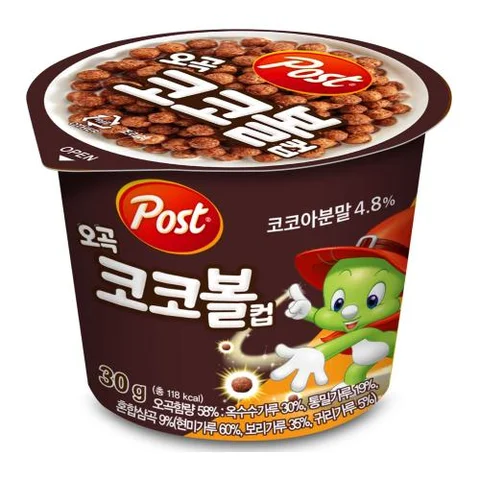 동서)포스트오곡코코볼컵시리얼