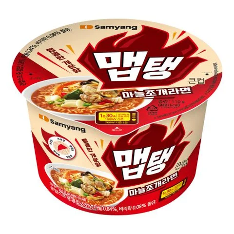삼양)맵탱마늘조개라면큰컵