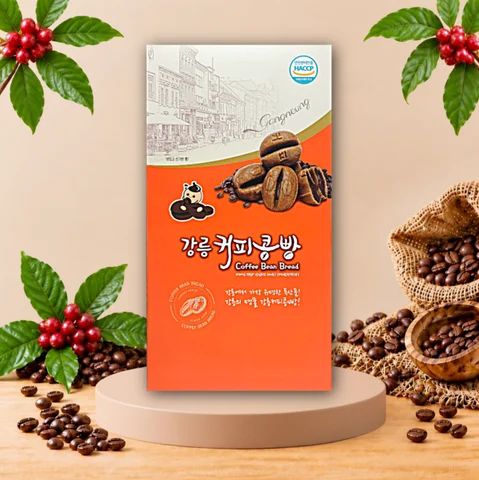 [원조] 강릉커피콩빵 간식 답례품 기념품 선물세트, 300g, 1개