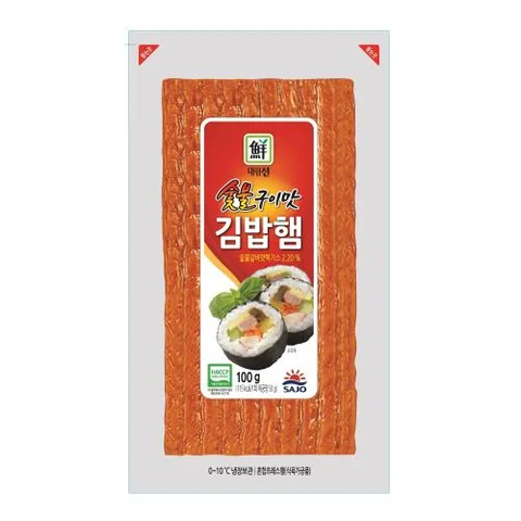 사조)숯불구이맛김밥햄100g