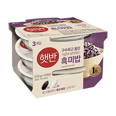 CJ)햇반흑미밥210g*3입