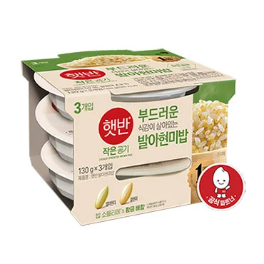 CJ)햇반현미밥130g*3입