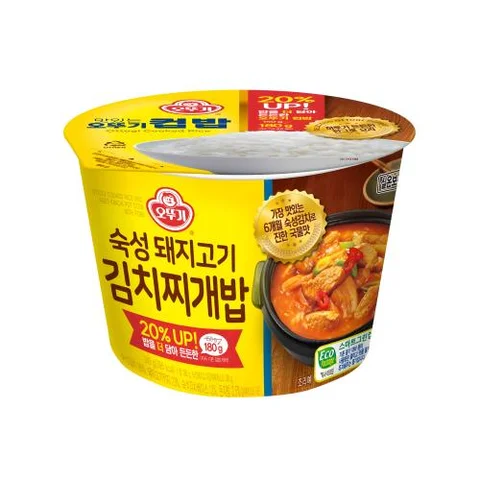 오뚜기)컵밥숙성돼지고기김치찌개밥