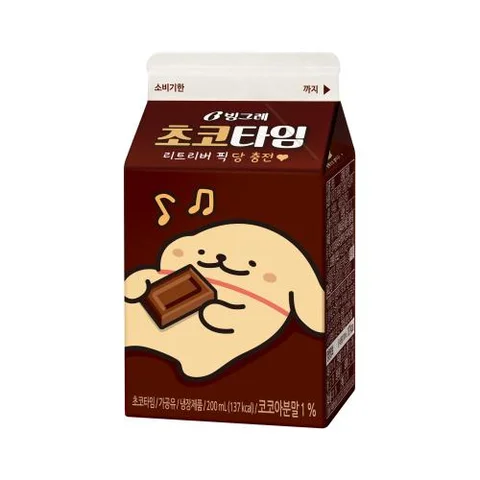 빙그레)초코타임200ml