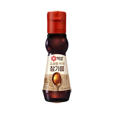 CJ)고소함가득참기름110ml