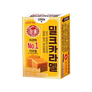 롯데)밀크카라멜50g