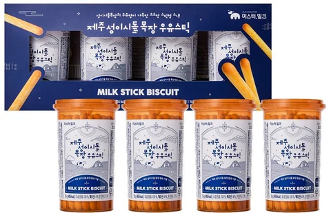 제주 성이시돌 목장 우유스틱, 4개, 85g