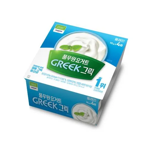 풀무원)그릭컵플레인90g*4
