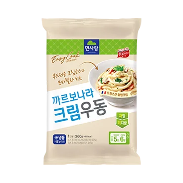 면사랑)까르보크림우동