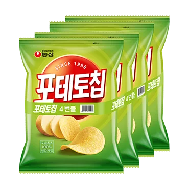 농심)포테토칩4번들