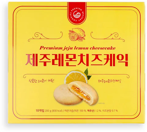 제주 레몬 치즈 케익, 200g, 1개