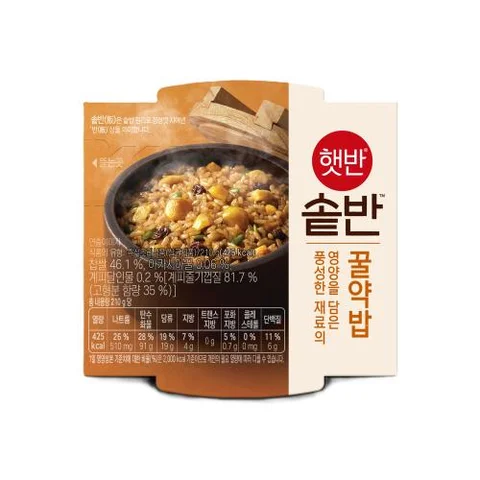 CJ)햇반솥반꿀약밥210g