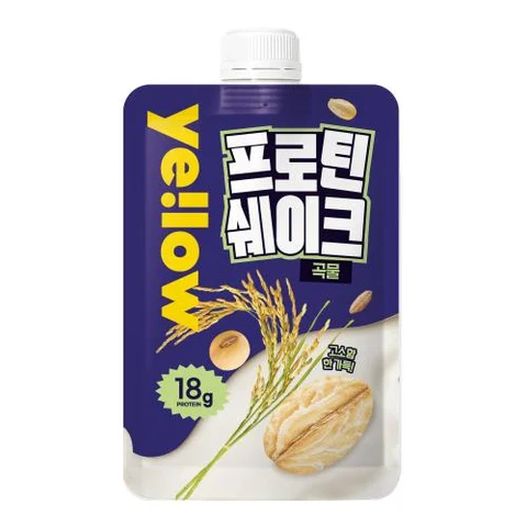 옐로우)프로틴쉐이크곡물맛40g
