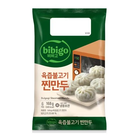 CJ)비비고육즙불고기찐만두168g