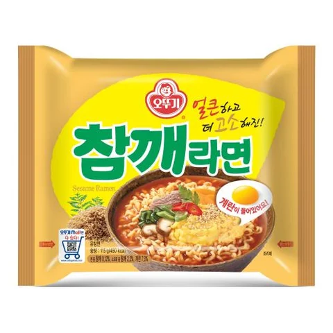 오뚜기)참깨라면봉지