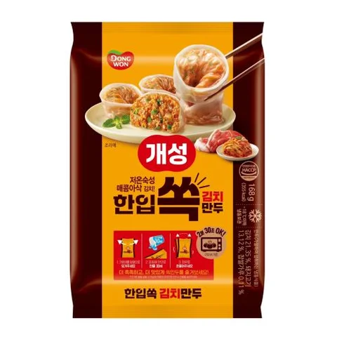 동원)개성김치한입쏙만두168g