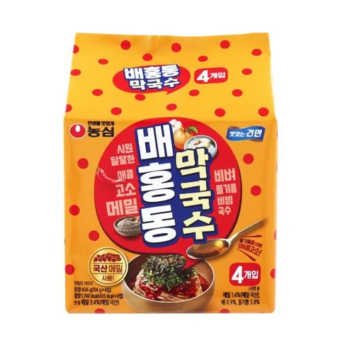 농심)배홍동막국수봉지*4입
