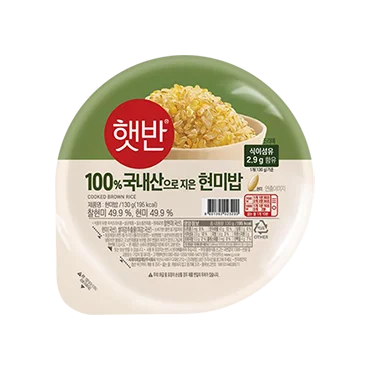 CJ)100%현미밥130g