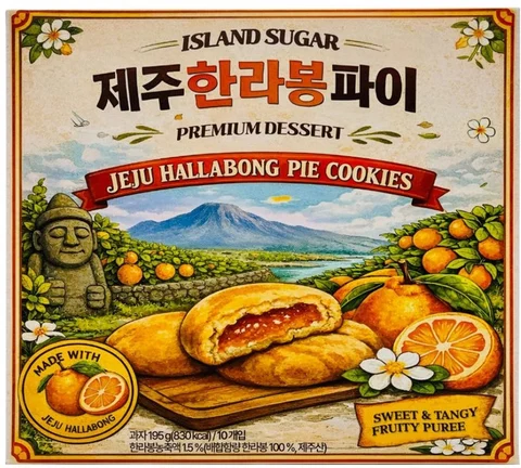 아일랜드슈가 제주한라봉파이, 1개, 195g